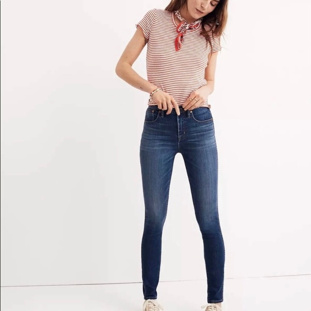 Madewell 10” High Rise Skinny Jeans Size 27